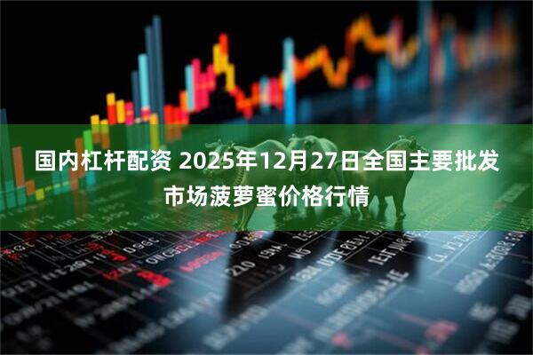 国内杠杆配资 2025年12月27日全国主要批发市场菠萝蜜价格行情